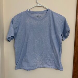 Hollister Sky Blue Cotton Tee